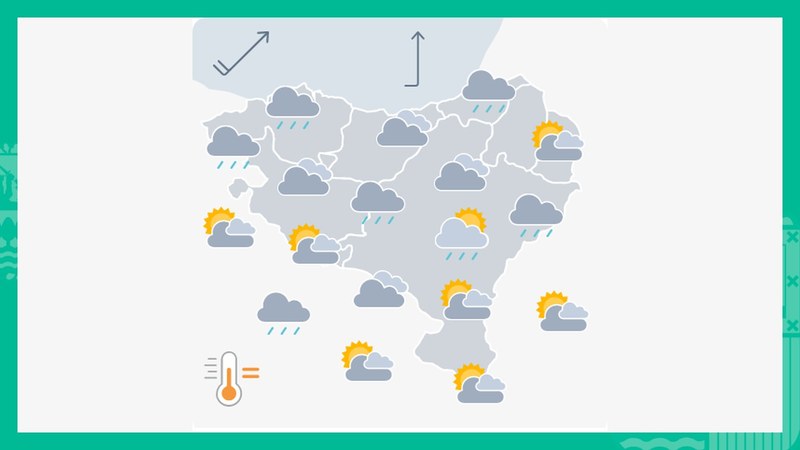 EGURALDIA | Euria egingo du arratsaldean