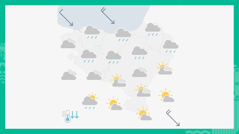 EGURALDIA | Euria egingo du egunaren erdiko orduetan