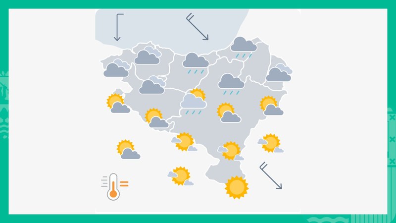 EGURALDIA | Euria egingo du egunean zehar