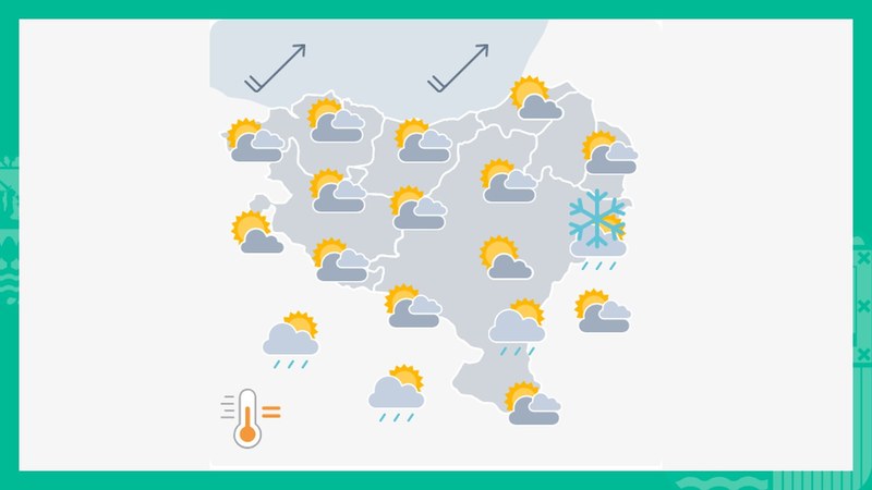 EGURALDIA | Euria eta zaparradak egingo ditu noizbehinka