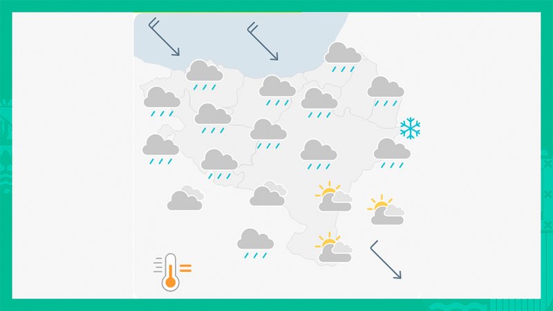 EGURALDIA | Euria egingo du etengabe