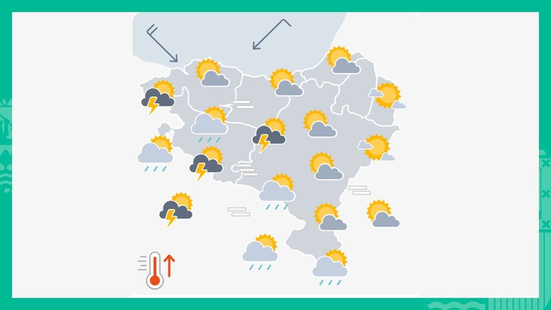 EGURALDIA | Gauean zaparrada txiki-ertainak bota ditzake