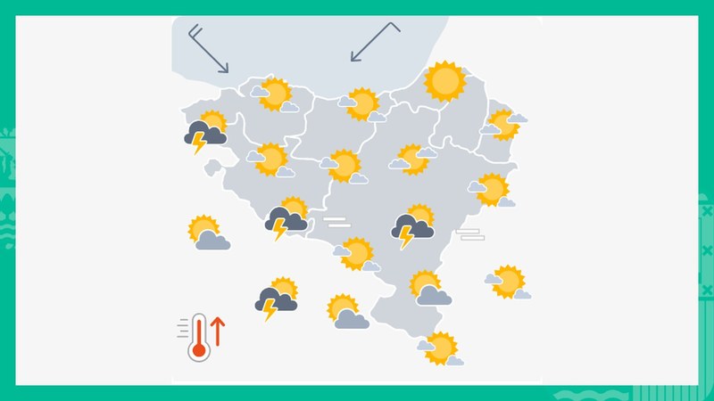 EGURALDIA | Giro bero eta eguzkitsuarekin jarraituko dugu