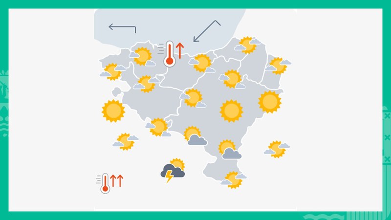 EGURALDIA | Giro eguzkitsuarekin hasiko dugu astea