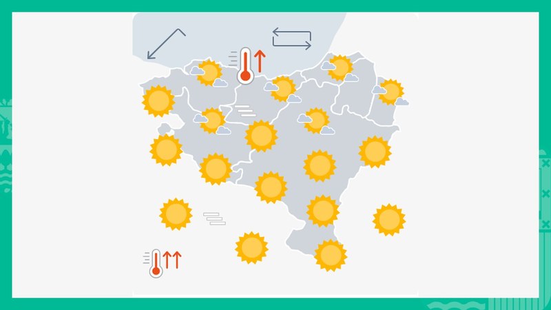 EGURALDIA | Giro eguzkitsuarekin hasiko dugu astea