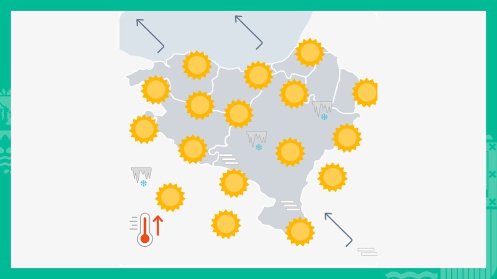 EGURALDIA | Goizeko lanbroak zeru urdinari emongo dio lekukoa