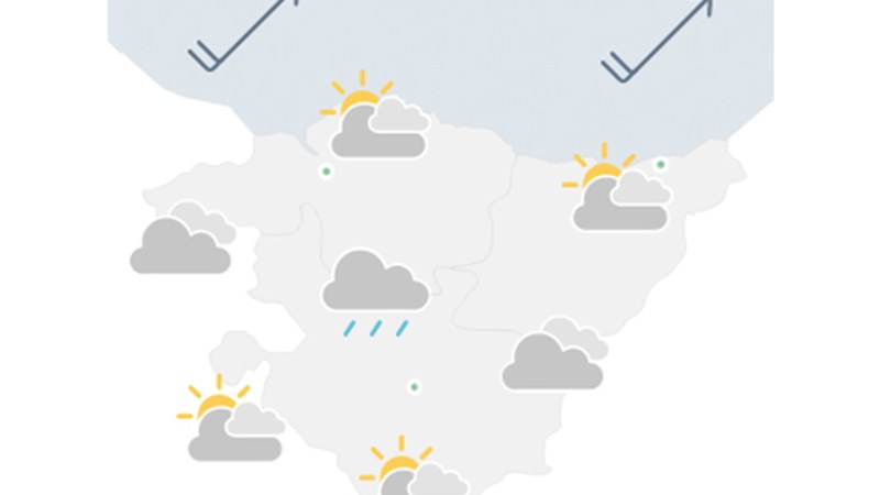 EGURALDIA | Hego-haize bizia izango dugu gaur