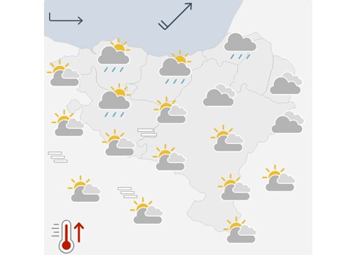 EGURALDIA | Hego haizea, batez ere goizean