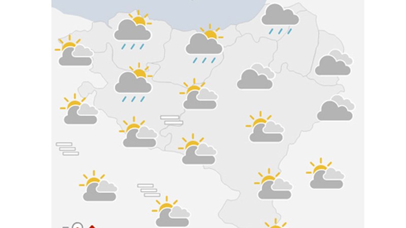 EGURALDIA | Hego haizea, batez ere goizean