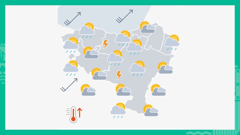 EGURALDIA | Hego-haizea bizi ibiliko da