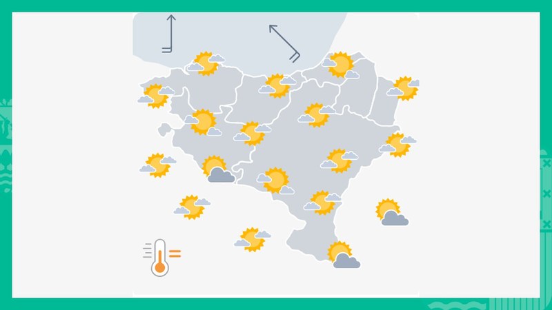 EGURALDIA | Hego-haizea ibiliko da, bolada gogorrekin
