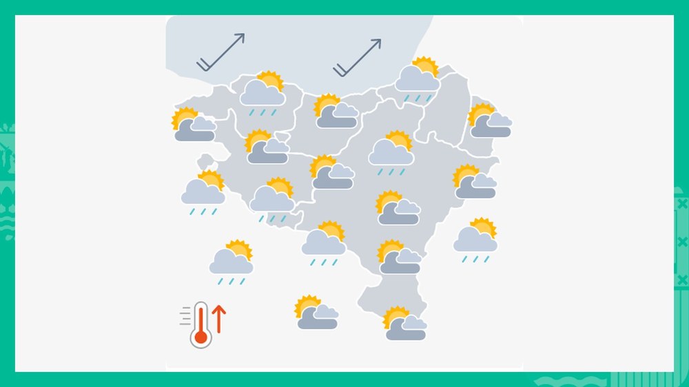EGURALDIA | Hego-haizea ibiliko da, bolada gogorrekin