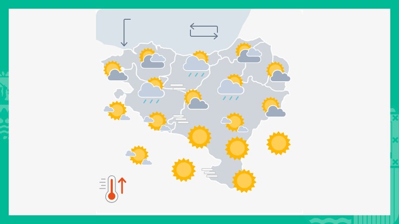 EGURALDIA | Hodeiak sartuko dira tarteka