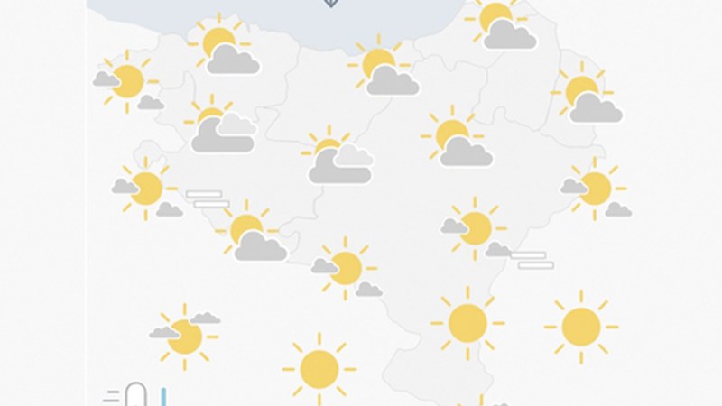 EGURALDIA | Hodeitsu egongo da eta arratsaldean euria egin dezake