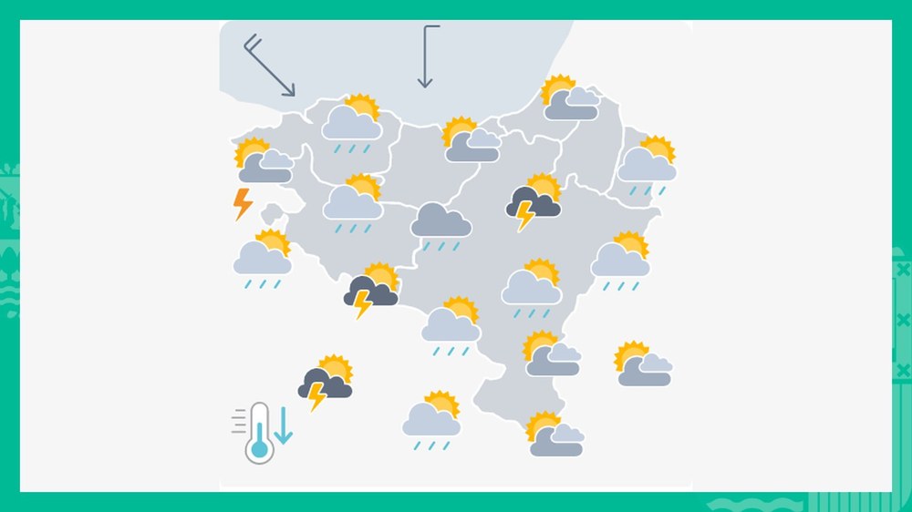 EGURALDIA | Hodeitsu egongo da eta eguerditik aurrera euria egin dezake