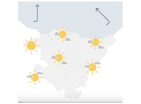 EGURALDIA | Ia-ia udako giroa izango dugu gaurkoan