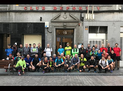 Eguraldia lagun, oso jendetsua izan zen domekako Udazkentraila