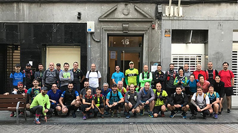 Eguraldia lagun, oso jendetsua izan zen domekako Udazkentraila