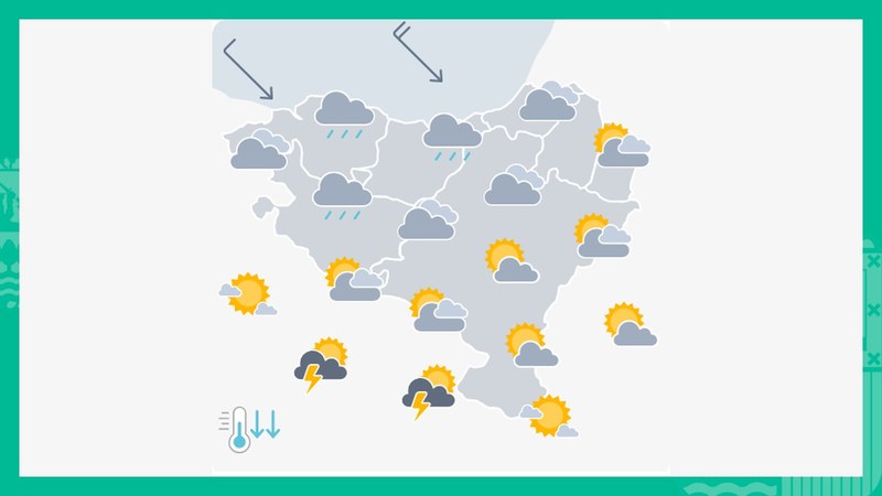 EGURALDIA | Lainotuta egongo da gaurko eguna