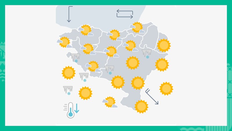 EGURALDIA | Tenperaturak jaitsi egingo dira aste honetan