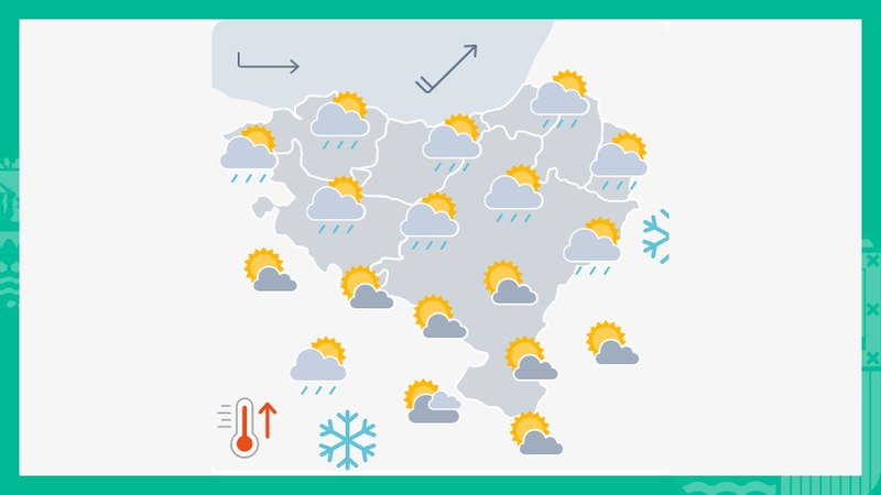 EGURALDIA | Tenperaturak nabarmen igoko dira