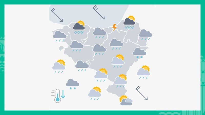 EGURALDIA | Trumoi-ekaitza izan daiteke eta txingorra egin dezake