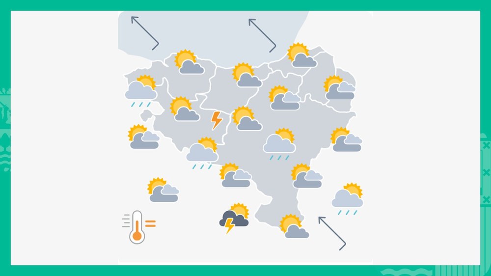EGURALDIA | Zaparradak bota ditzake, bereziki egunaren bigarren partean