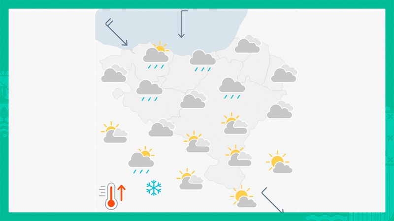 EGURALDIA | Zaparradak botako ditu nohizbehinka