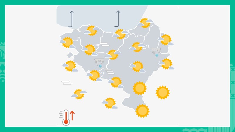 EGURALDIA | Zeru urdin eta eguzkitsua