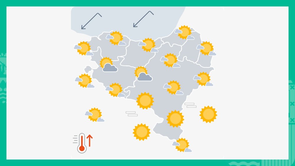 EGURALDIA | Zeru urdina izango dugu