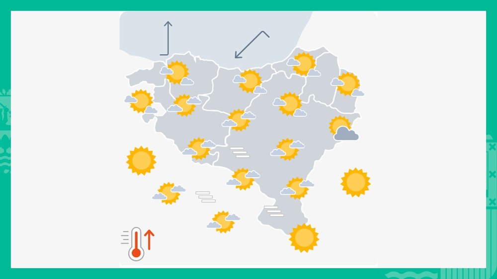 EGURALDIA | Zerua hodei gutxirekin egongo da