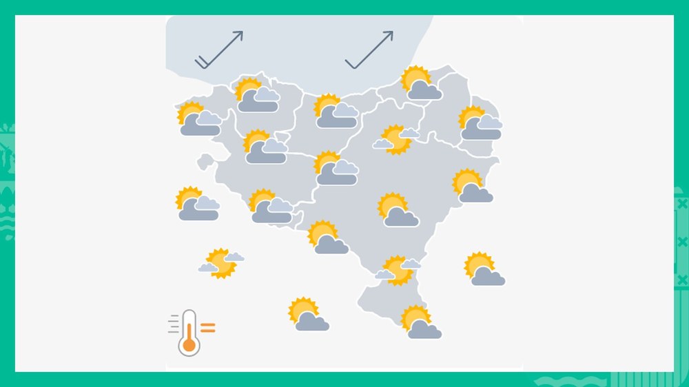 EGURALDIA | Zerua hodeitsu egongo da gaurkoan