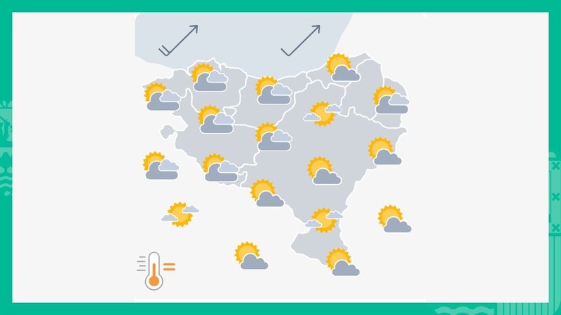 EGURALDIA | Zerua hodeitsu egongo da gaurkoan