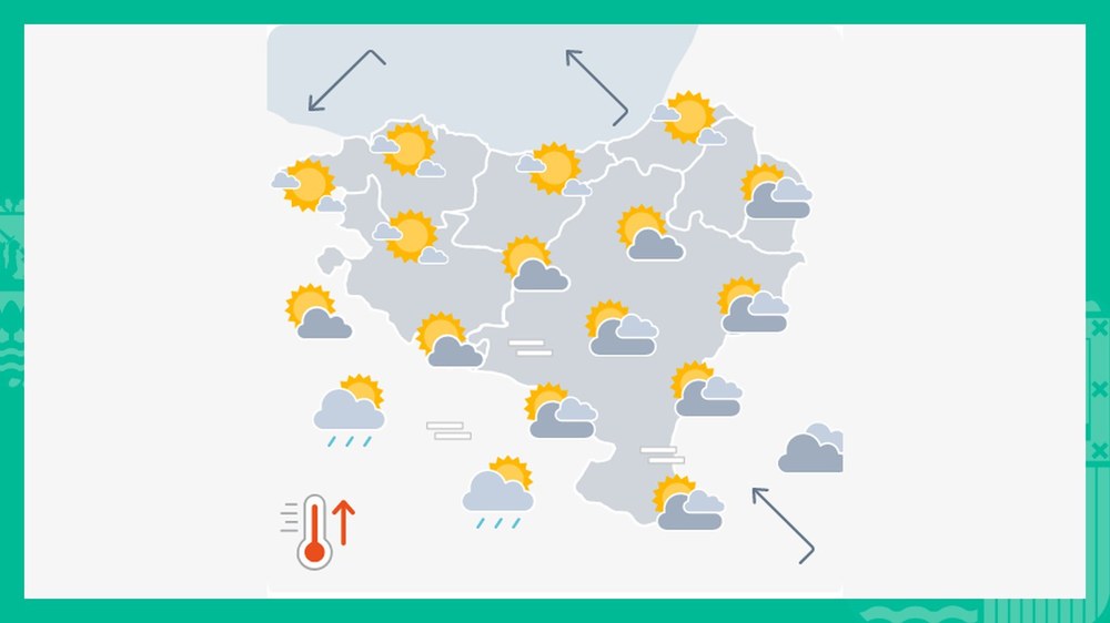 EGURALDIA | Zerua urdin egongo da egunaren zatirik handienean