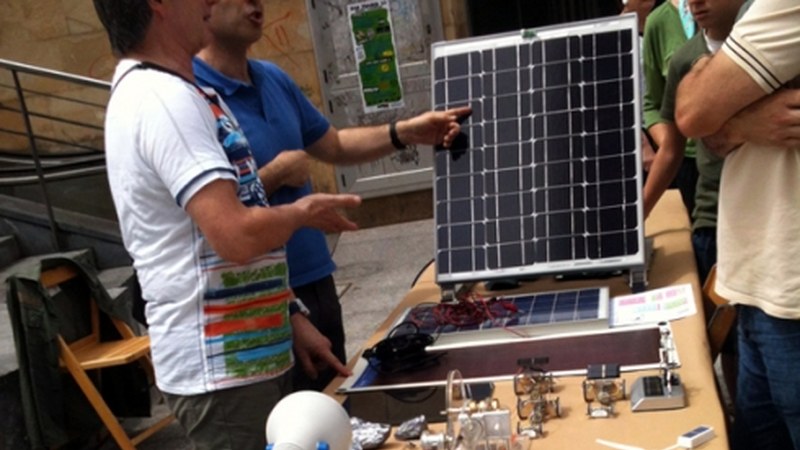 Eguzkiaren energia aprobetxatzeko teknologia Untzagan ikusgai