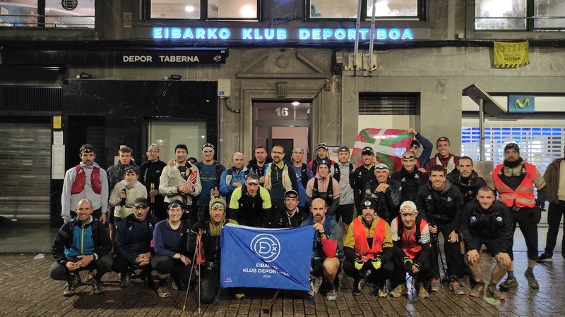 Ehun lagun baino gehiagok hartu zuen parte Eibar100 Trail Erronkan