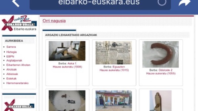 "Eibar aldeko euskara hiztegia" lehiaketan botoa emateko epea zabalik dago