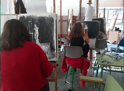 Eibar BHI-ko ikasleen artelanen erakusketa zabalduko dute gaur Portalean