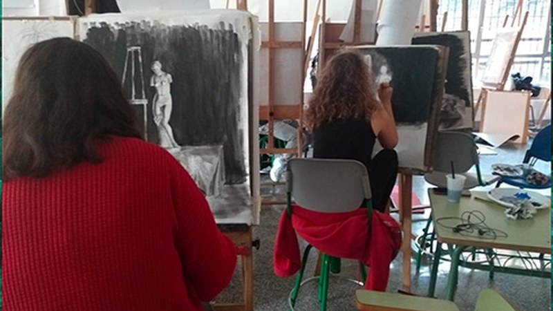 Eibar BHI-ko ikasleen artelanen erakusketa zabalduko dute gaur Portalean