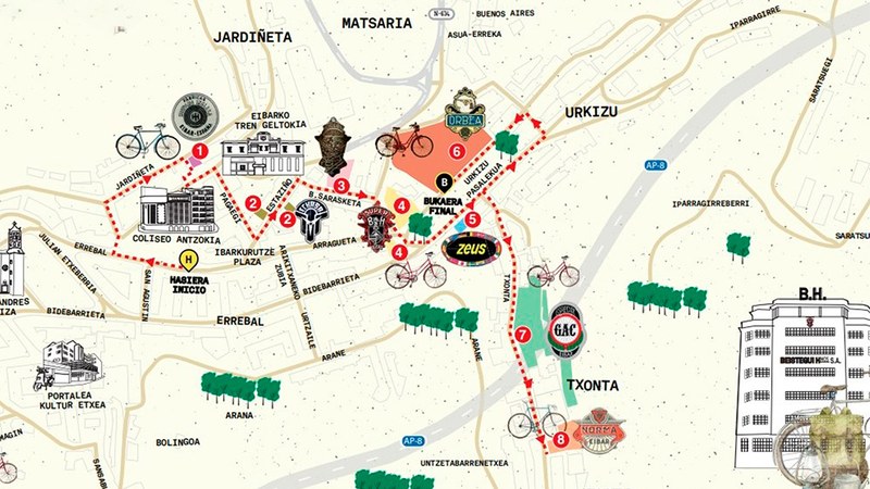Eibar: bizikletaren arkitektura” bisita komentatua egingo da bihar