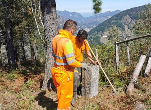 Eibar eta inguruko herrietako mugarriak konpondu dituzte dagoeneko