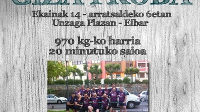 Eibar eta Urretxu, zapatuan giza proban nor baino nor