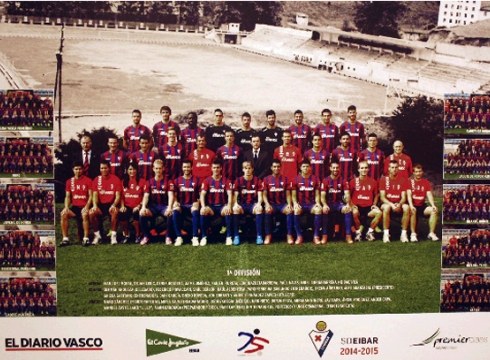 Eibar foball taldearen posterrak oparituko dituzte El Corte Inglesean