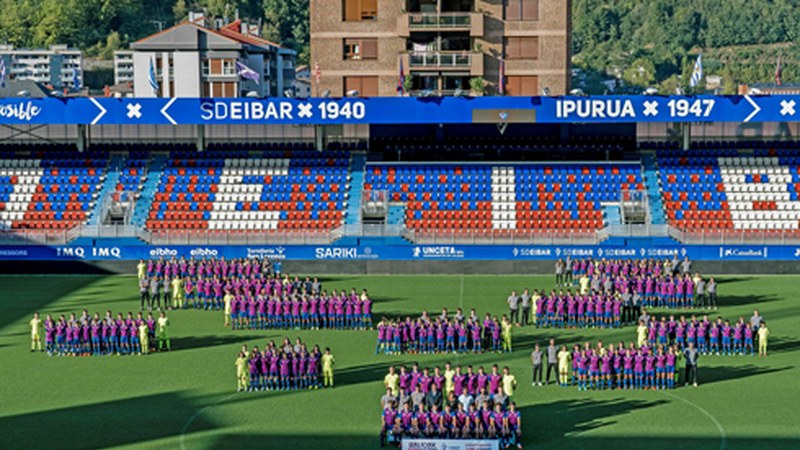 Eibar FT-ren oinarrizko futboleko taldeen aurkezpen ofiziala egingo da gaur Ipuruan