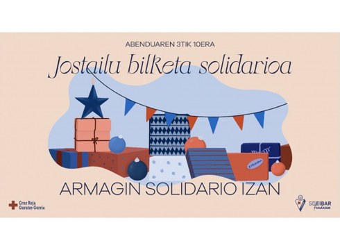 Eibar Fundazioak eta Gurutze Gorriak jostailuen truke kanpaina jarriko dute martxan