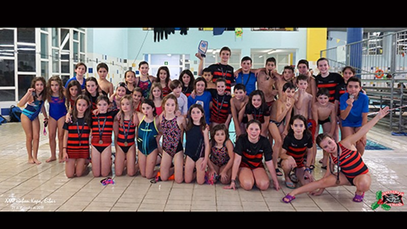 Eibar Igerixan taldeko 44 igerilarik jardun zuten XXXI. Gabon Kopan