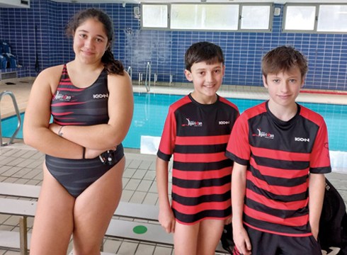 Eibar Igerixan taldeko hirukoteak hartu du parte alebinen Ligako seigarren jardunaldian