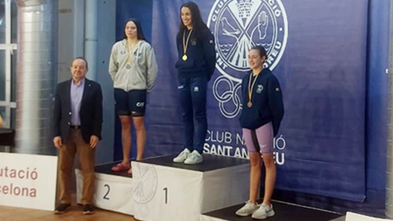 Eibar Igerixan taldeko Paula Calvok zilarrezkoa bereganatu zuen 45. Alejandro Lopez Sarian