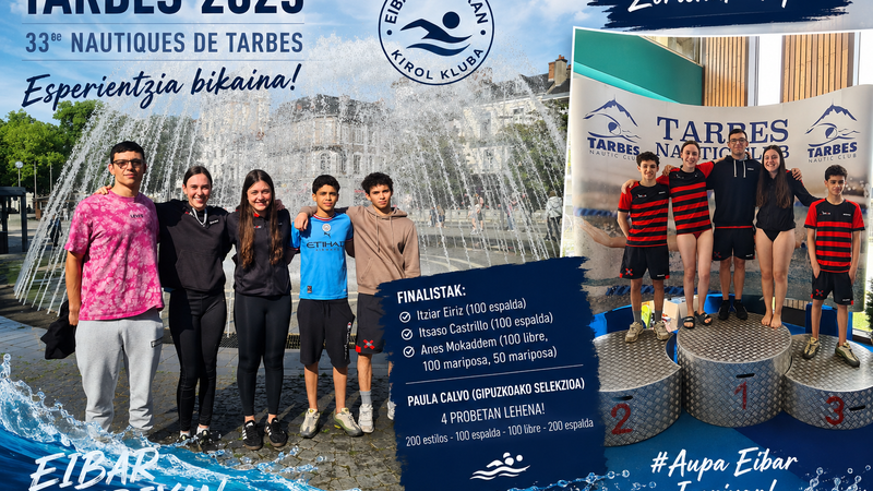 Eibar Igerixanek distira egin du Nautiques de Tarbes nazioarteko txapelketan