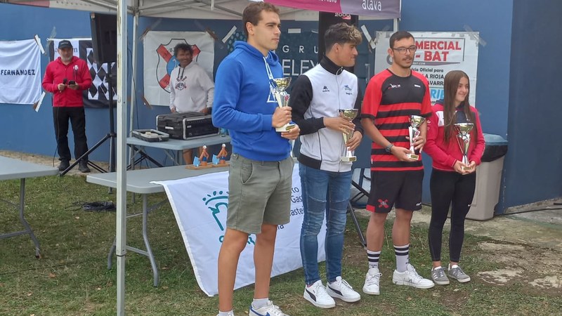 Eibar Igerixaneko Asier Gomez bigarren izan zen Uribarri Ganboako trabesian